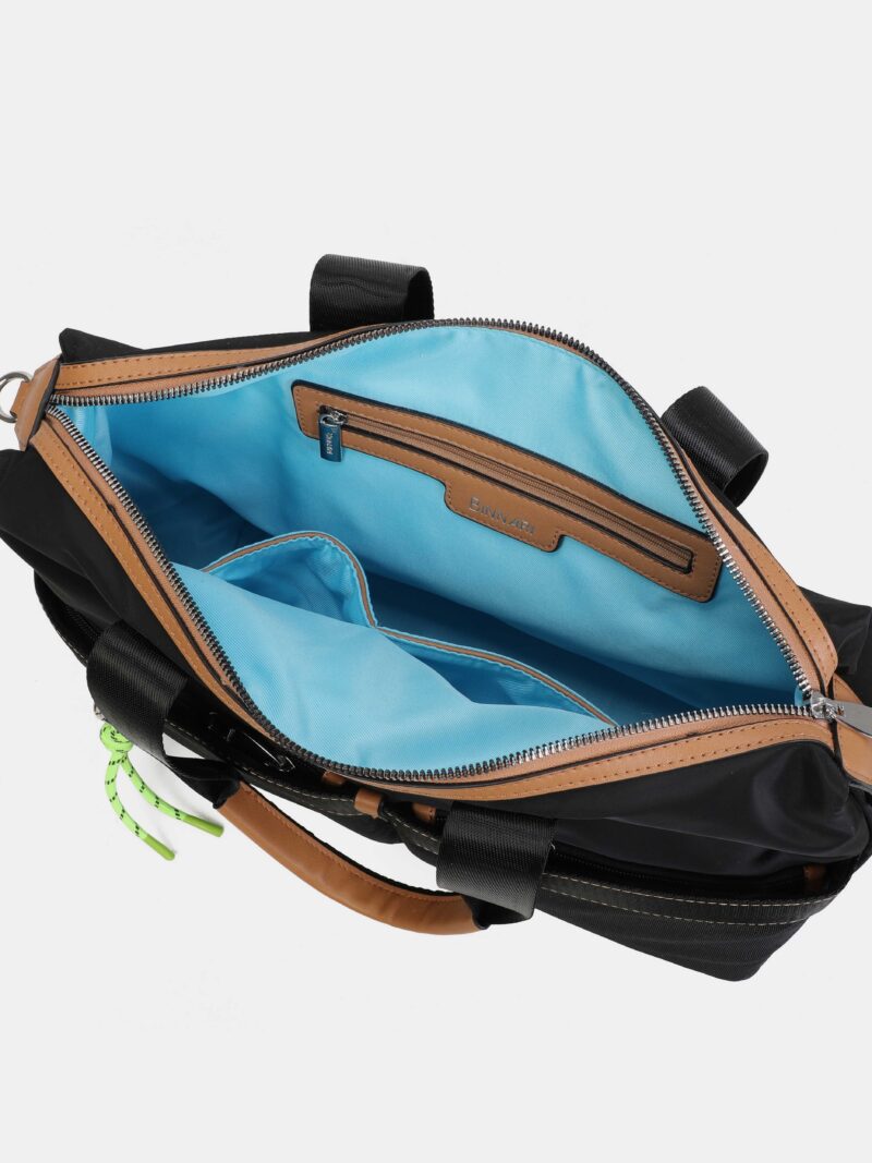 Bolso Bowling Negro TAJUÑA (Binnari) - Imagen 2