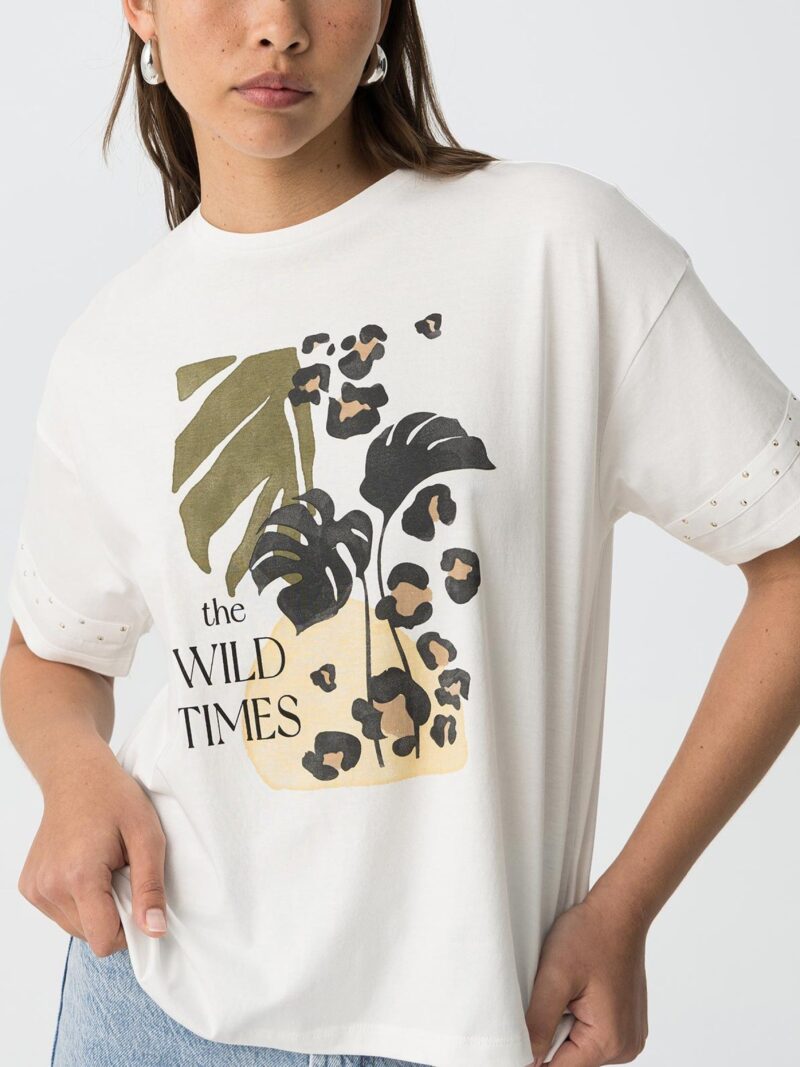 Camiseta Blanca JUNGLE (Tiffosi) - Imagen 2