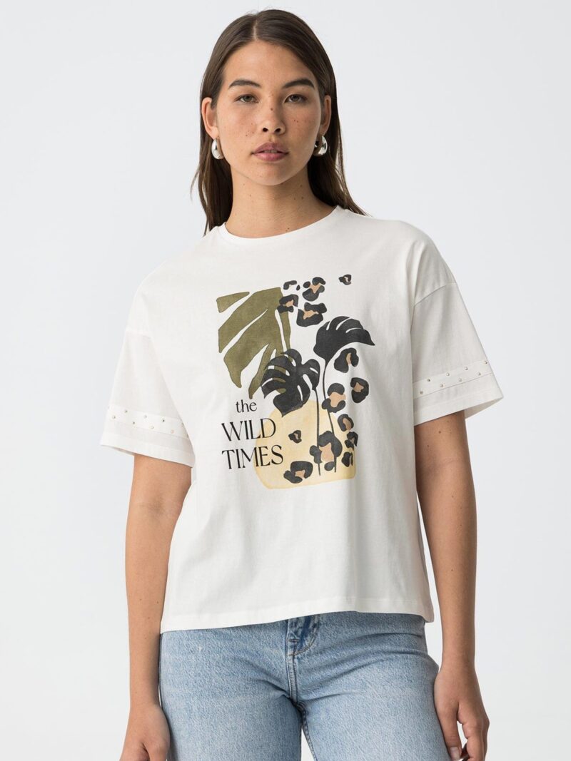 Camiseta Blanca JUNGLE (Tiffosi)