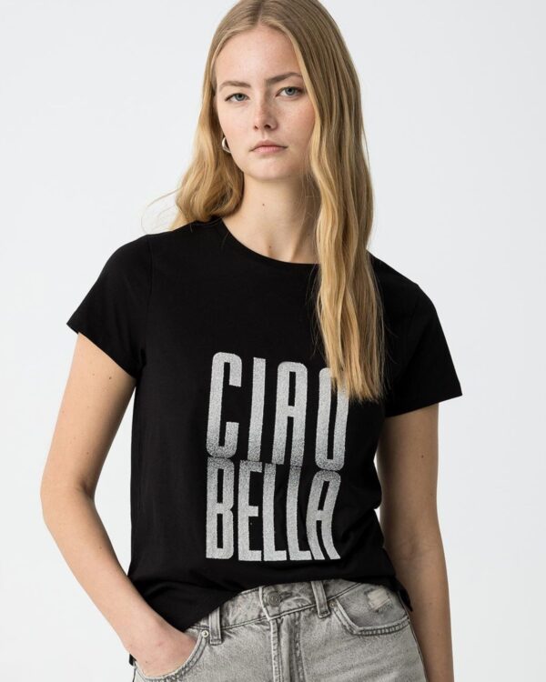 Camiseta Negra FLORENCE (Tiffosi)