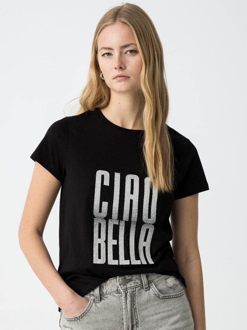 Camiseta Negra FLORENCE (Tiffosi)