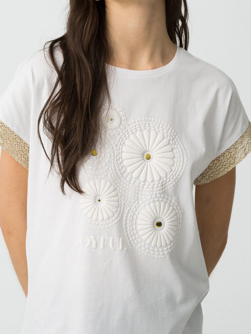 Camiseta Blanca NÓMADA (Tiffosi) - Imagen 2