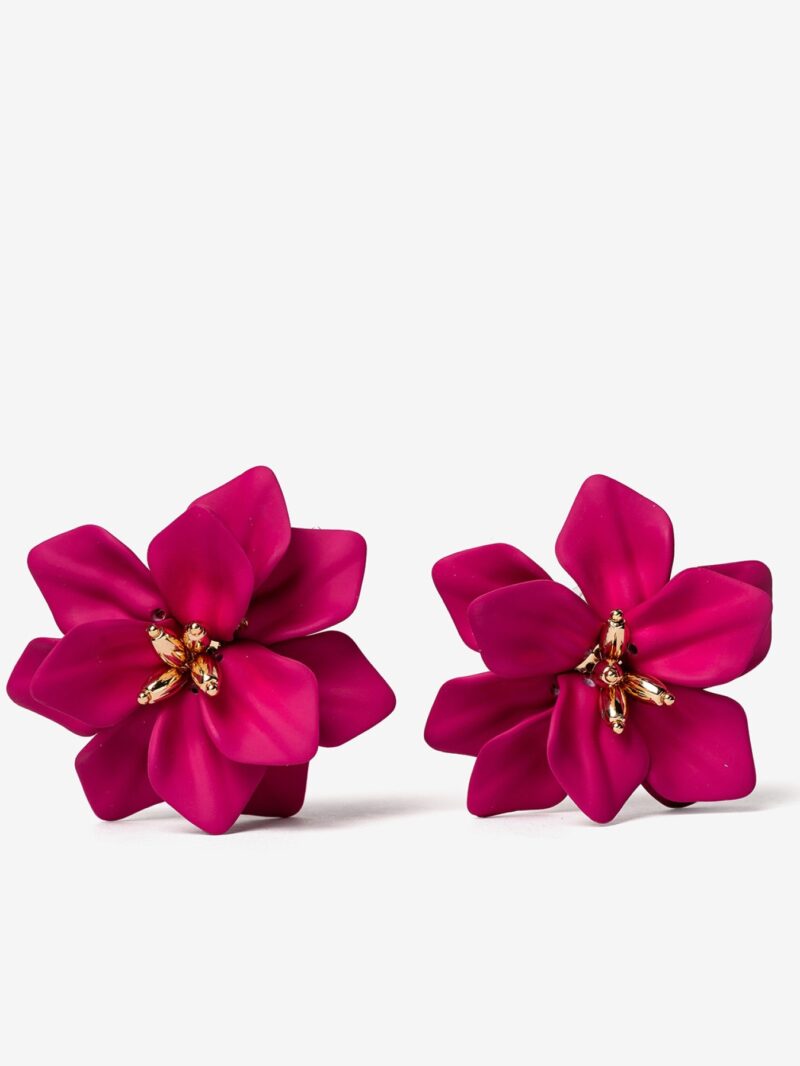 Pendientes Fucsia FLOR (Vilanova)