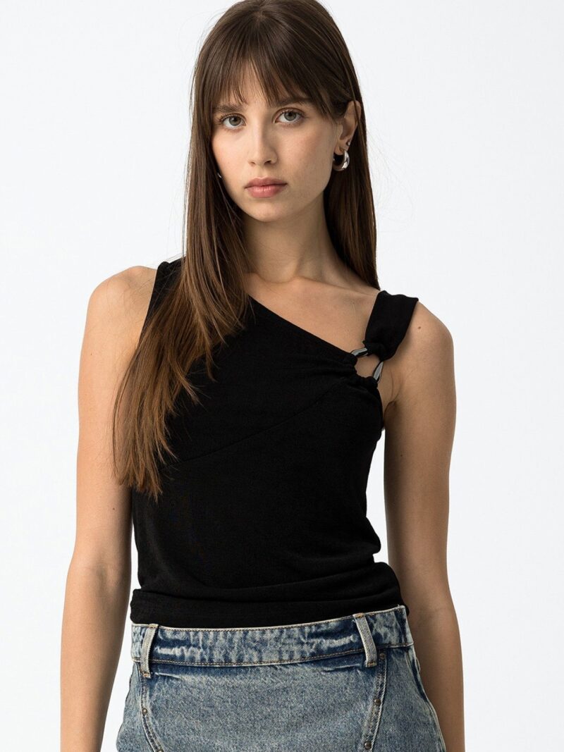 Top Negro CAYETANA (Tiffosi)