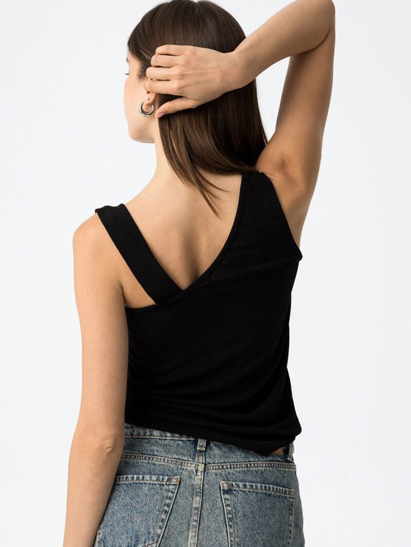 Top Negro CAYETANA (Tiffosi) - Imagen 3