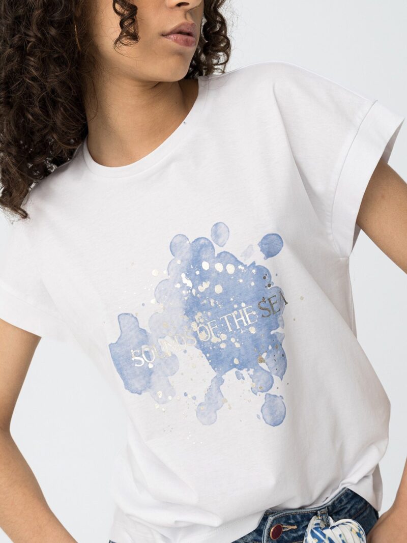 Camiseta Blanca KIKA (Tiffosi) - Imagen 2