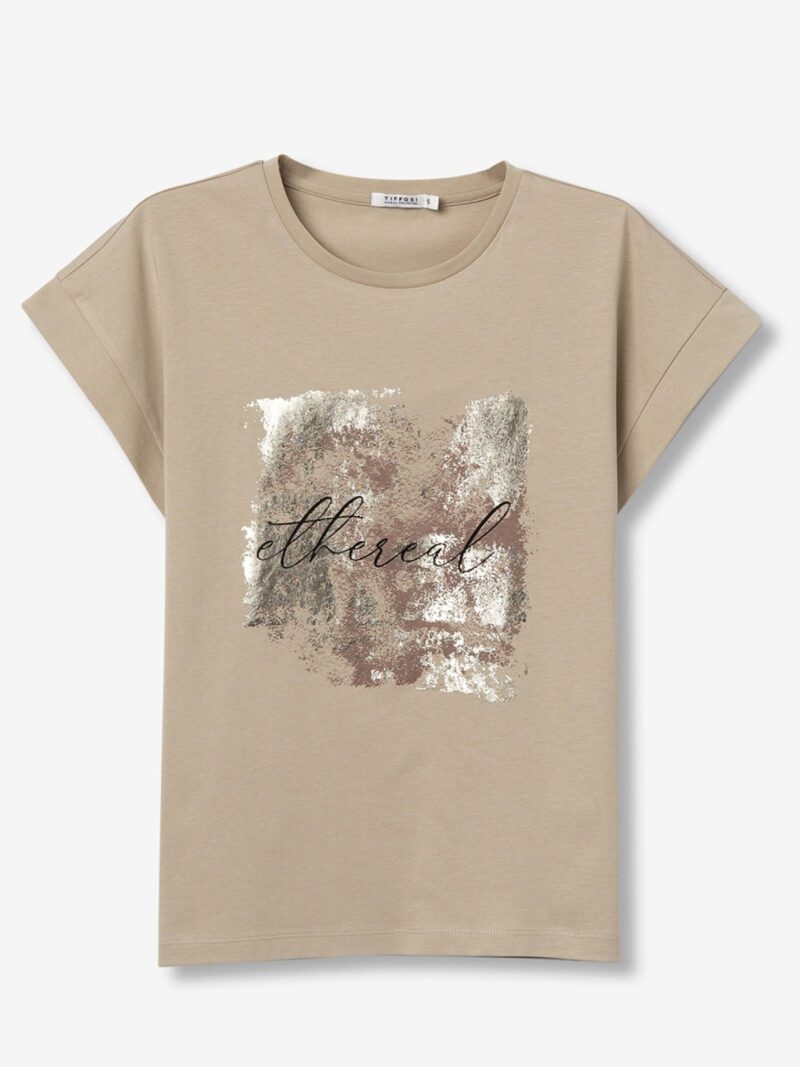 Camiseta Beige KIKA (Tiffosi) - Imagen 4