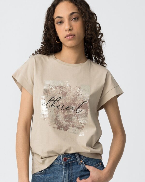 Camiseta Beige KIKA (Tiffosi)