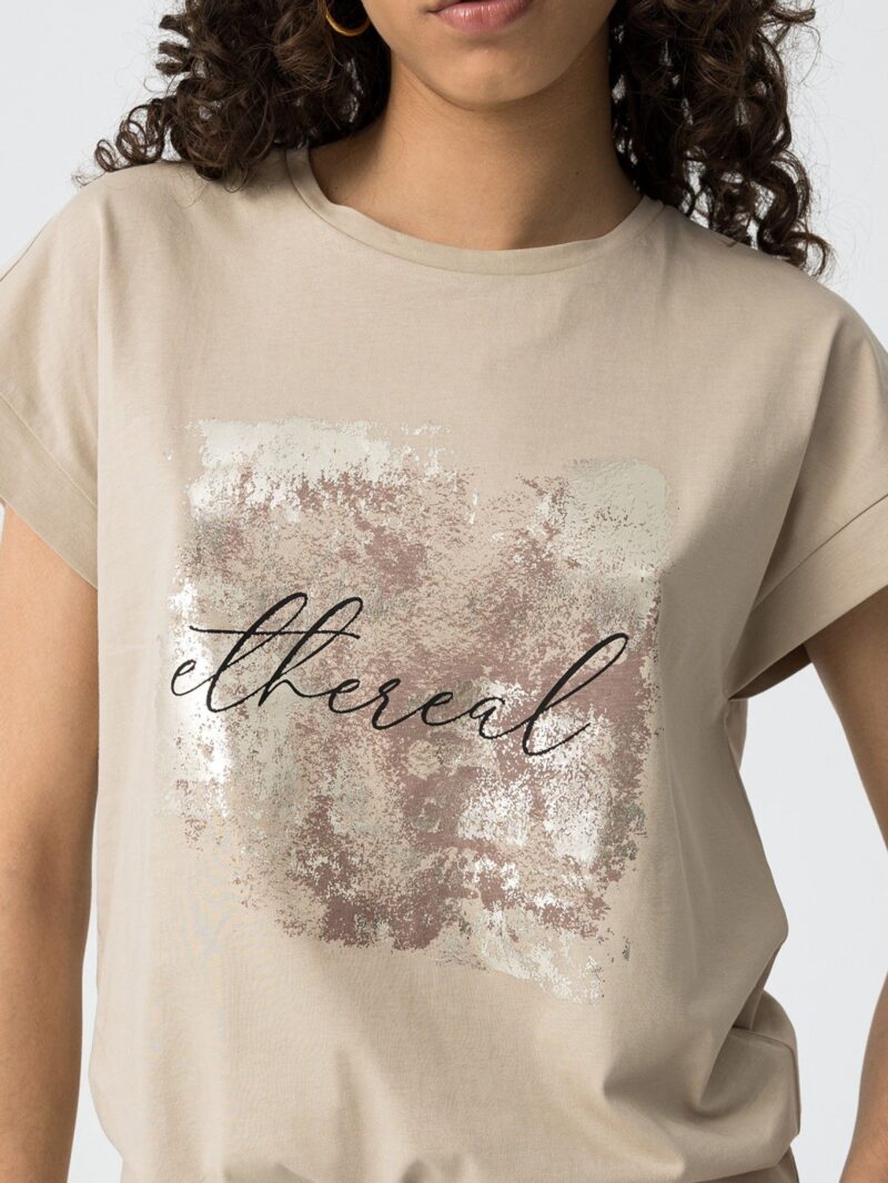 Camiseta Beige KIKA (Tiffosi) - Imagen 2
