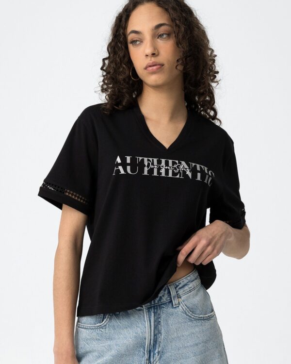 Camiseta Negra ALEGRA (Tiffosi)