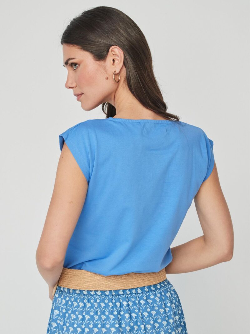 Camiseta Azul COLLAR (Dandara) - Imagen 3