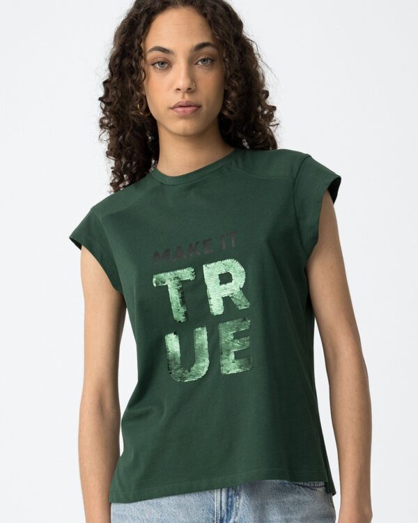 Camiseta Verde ALPHIE (Tiffosi)