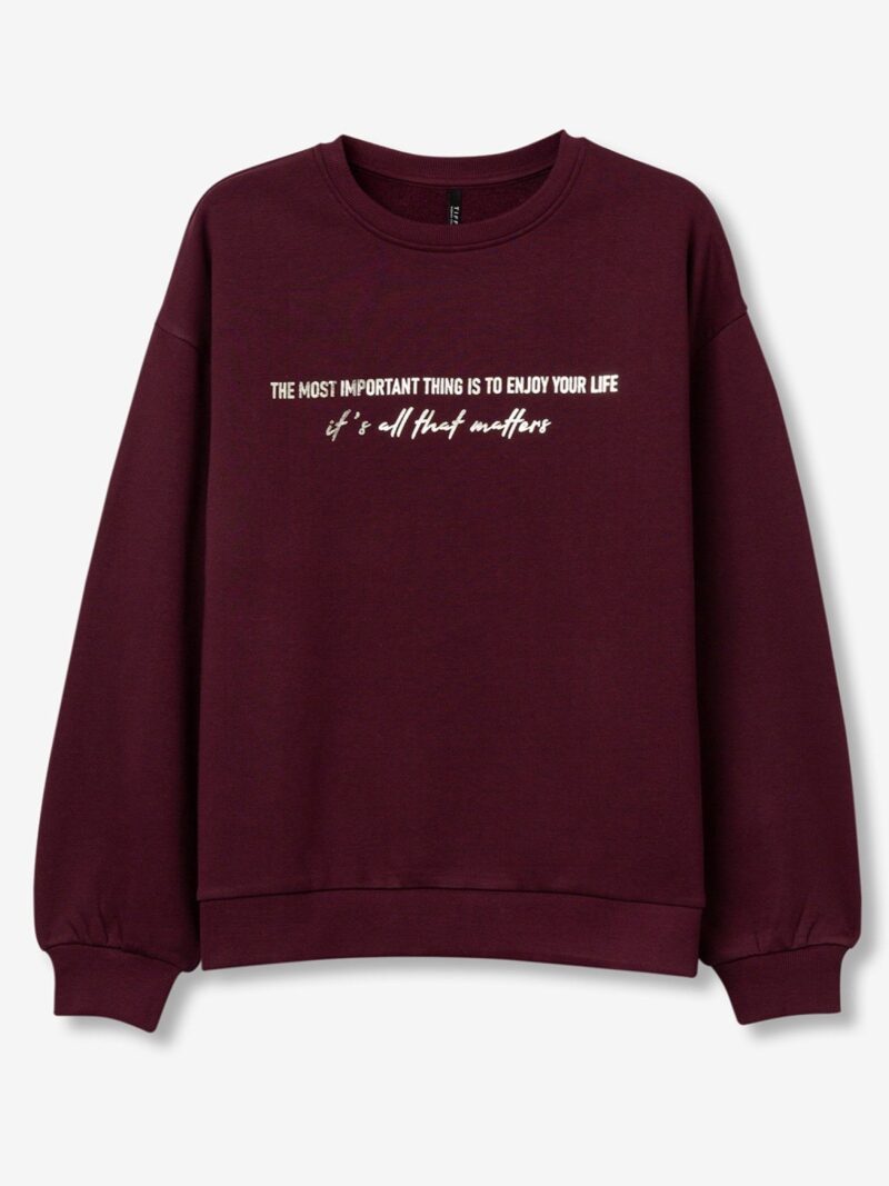 Sudadera Burdeos OCEANIC (Tiffosi)