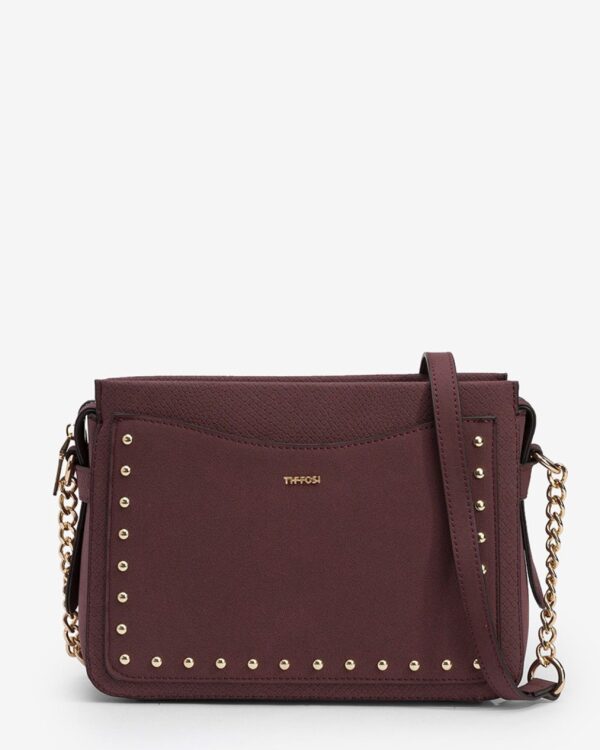 Bolso Burdeos LEORA (Tiffosi)