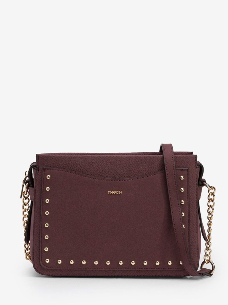 Bolso Burdeos LEORA (Tiffosi)