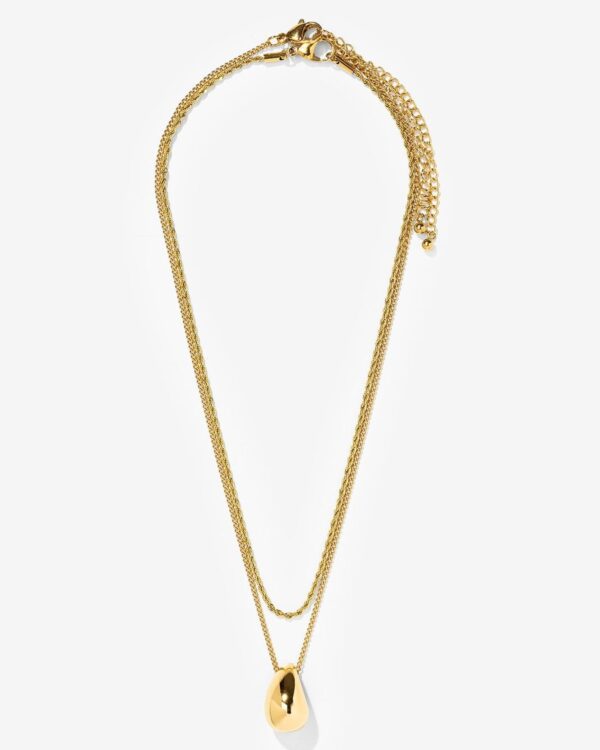 Collar Dorado HEMATITE (Tiffosi)