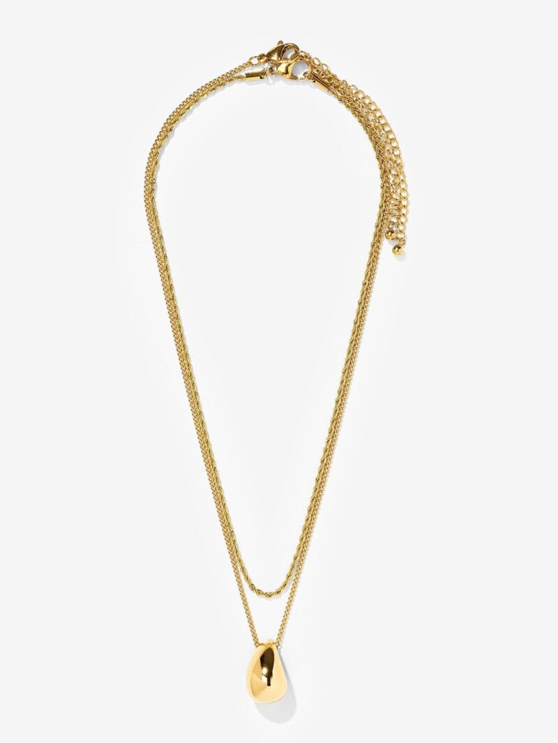 Collar Dorado HEMATITE (Tiffosi)