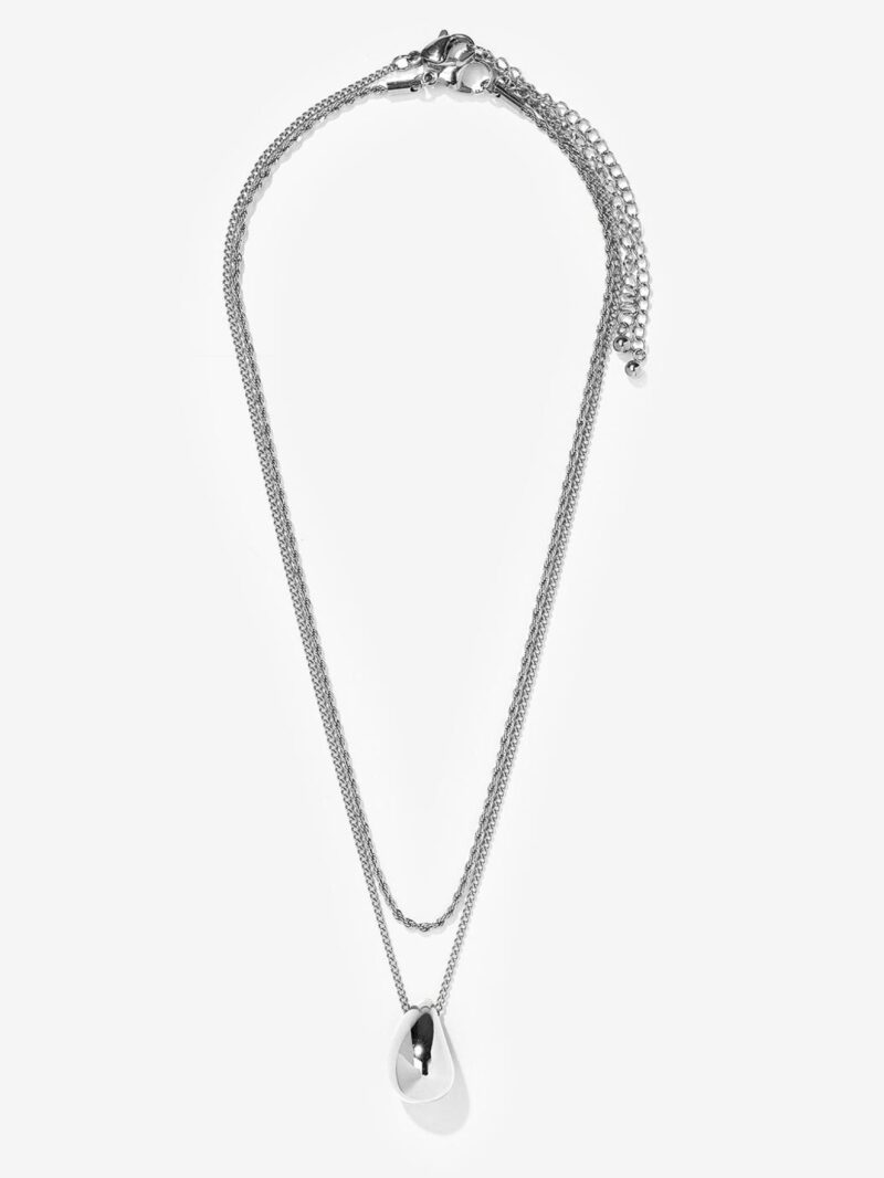 Collar Plata HEMATITE (Tiffosi)