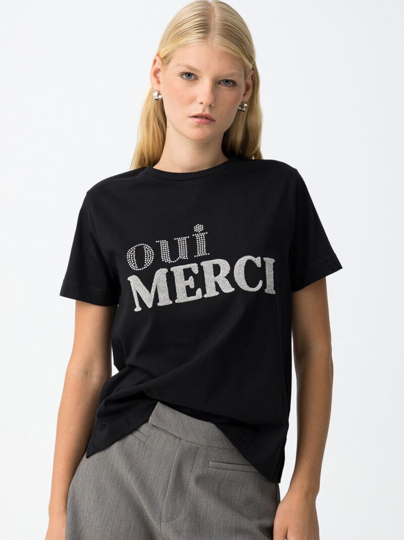 Camiseta Negra BOLD (Tiffosi)