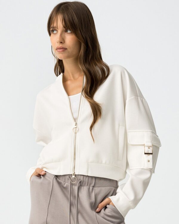 Sudadera Blanca LAUREN (Tiffosi)