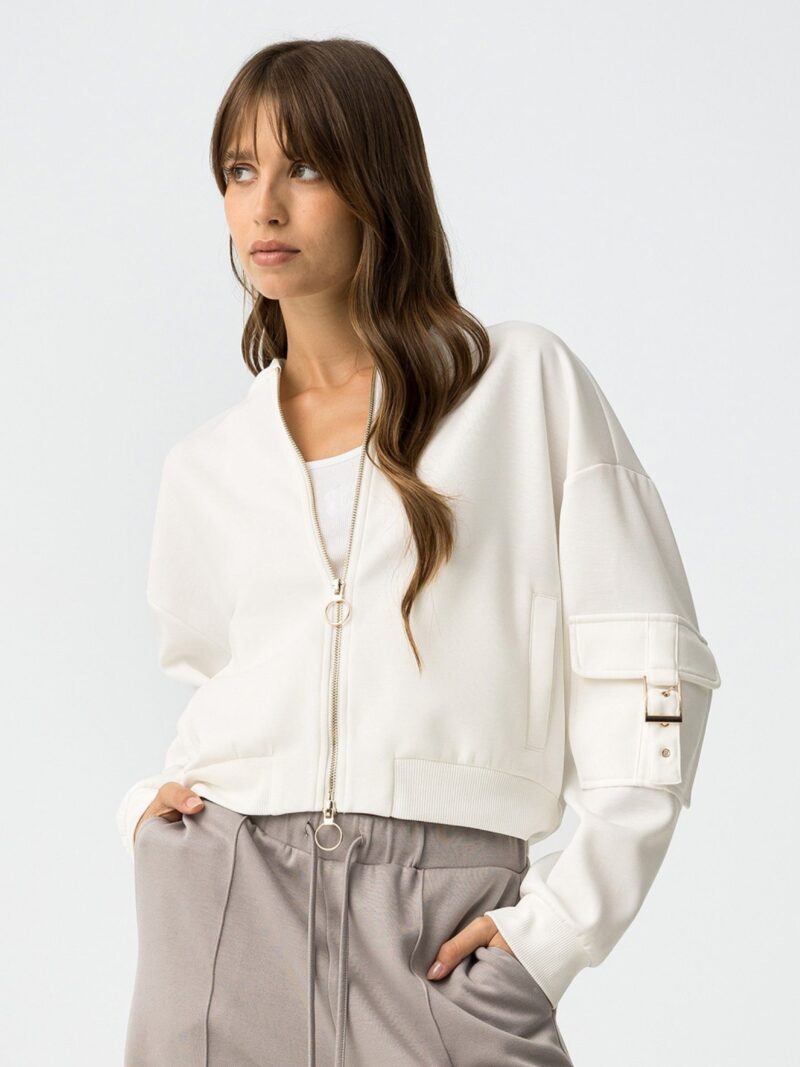 Sudadera Blanca LAUREN (Tiffosi)