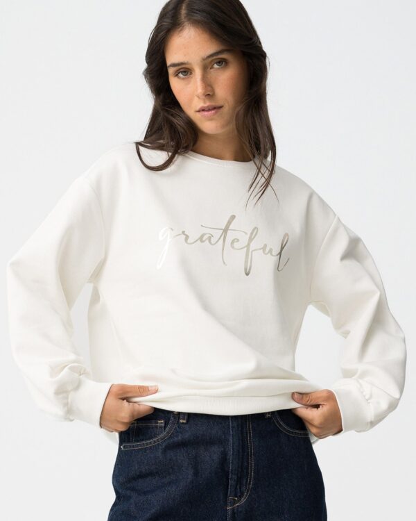 Sudadera Blanca OCEANIC (Tiffosi)