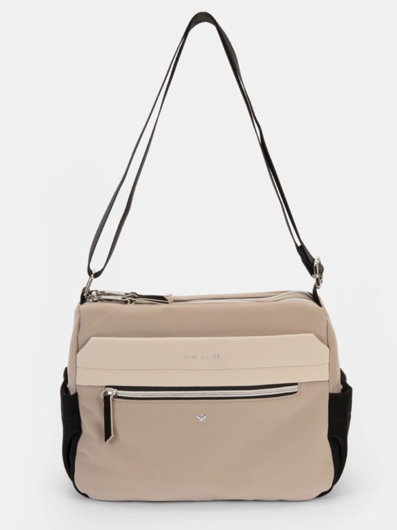 Bandolera Taupe VERÓNICA (Pepe Moll)