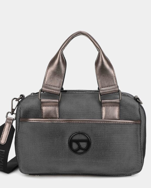 Bolso Mano Gris JAIDA (Binnari)