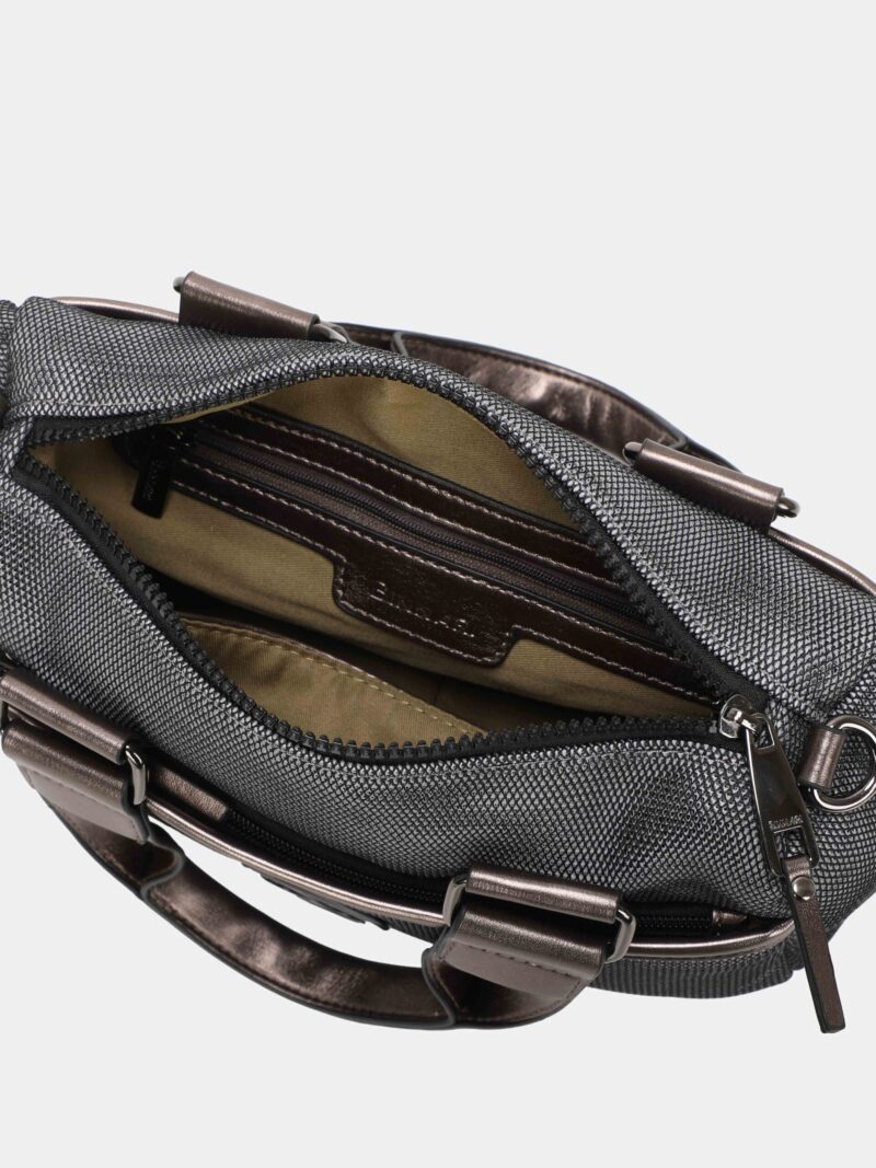 Bolso Mano Gris JAIDA (Binnari) - Imagen 4