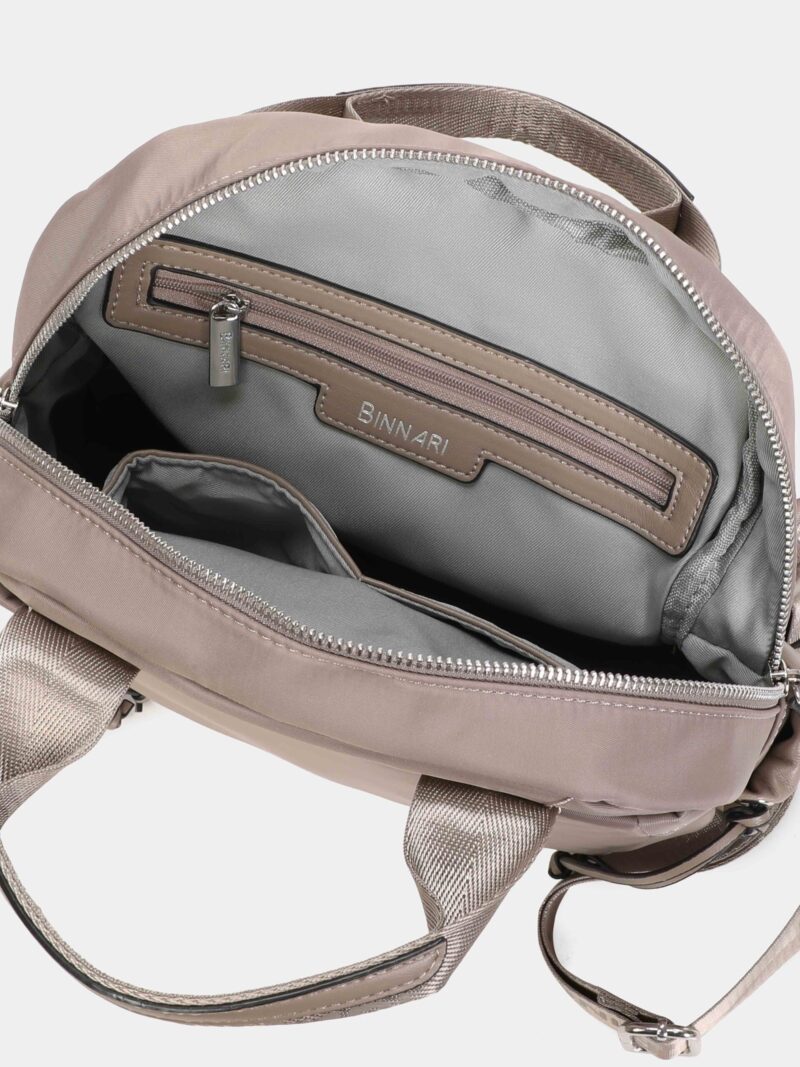 Mochila Taupe ELODIE (Binnari) - Imagen 4