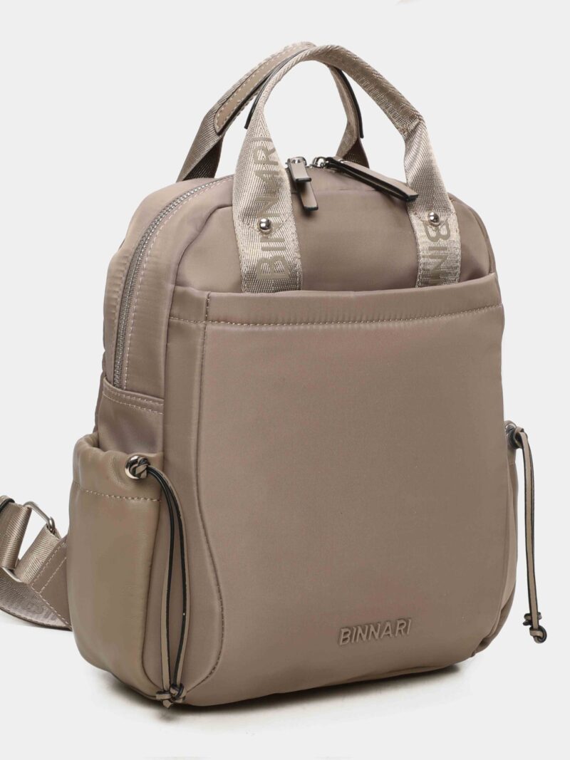 Mochila Taupe ELODIE (Binnari)