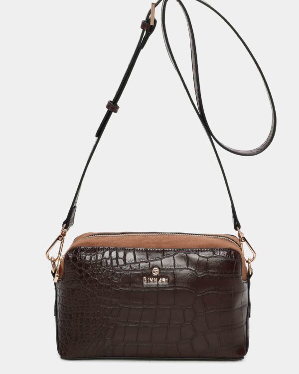 Bandolera Marrón MANDY (Binnari)