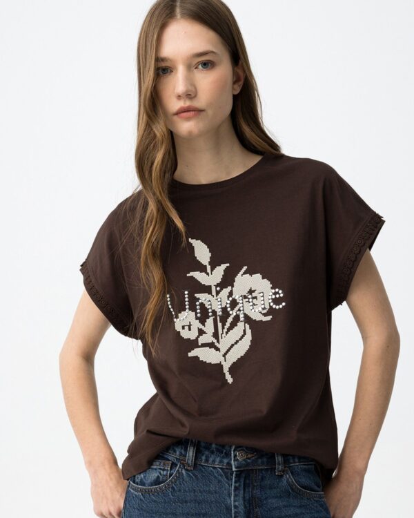 Camiseta Marrón NATALIE (Tiffosi)