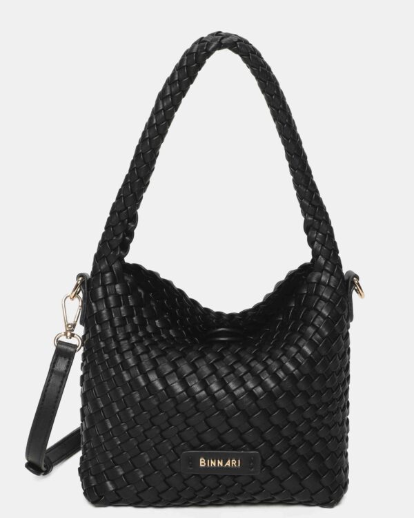 Bolso de Mano Negro LIRA (Binnari)