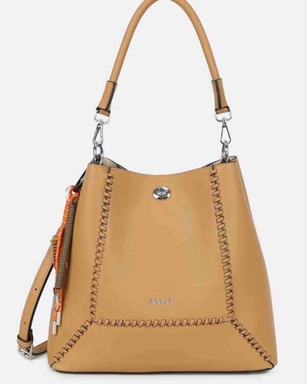 Bolso Hombro Camel VEGA (Binnari)