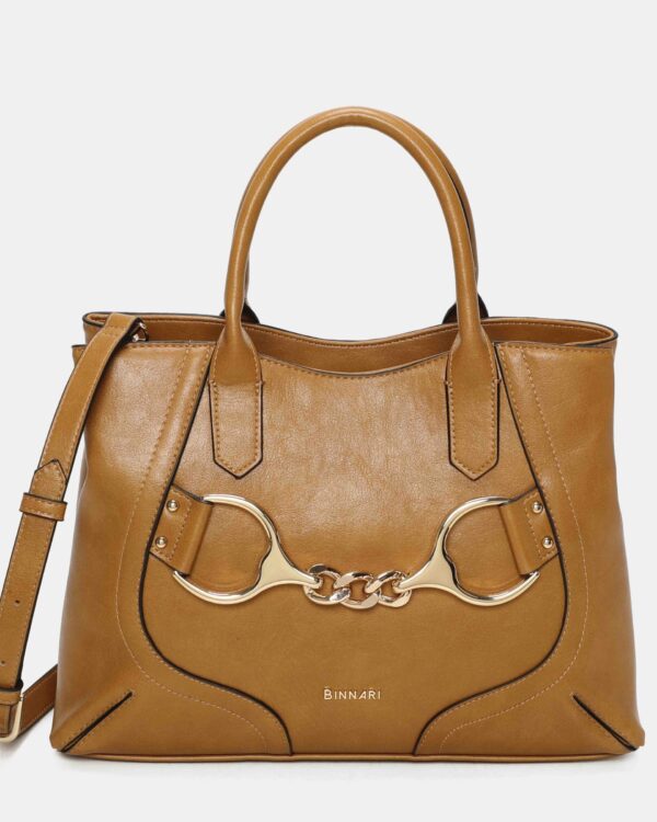 Bolso Mano Camel LUA (Binnari)