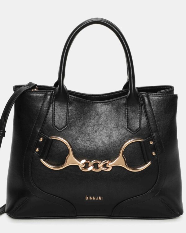 Bolso Mano Negro LUA (Binnari)