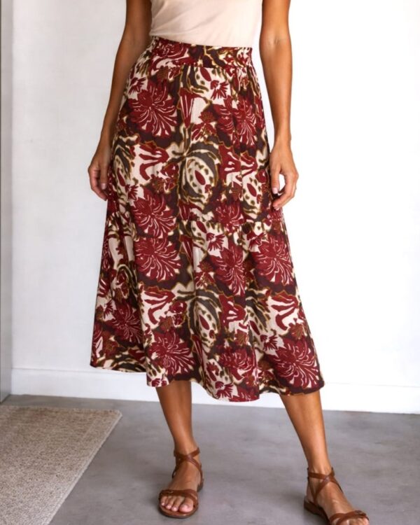 Falda Estampada TALÍA (Tiffosi)