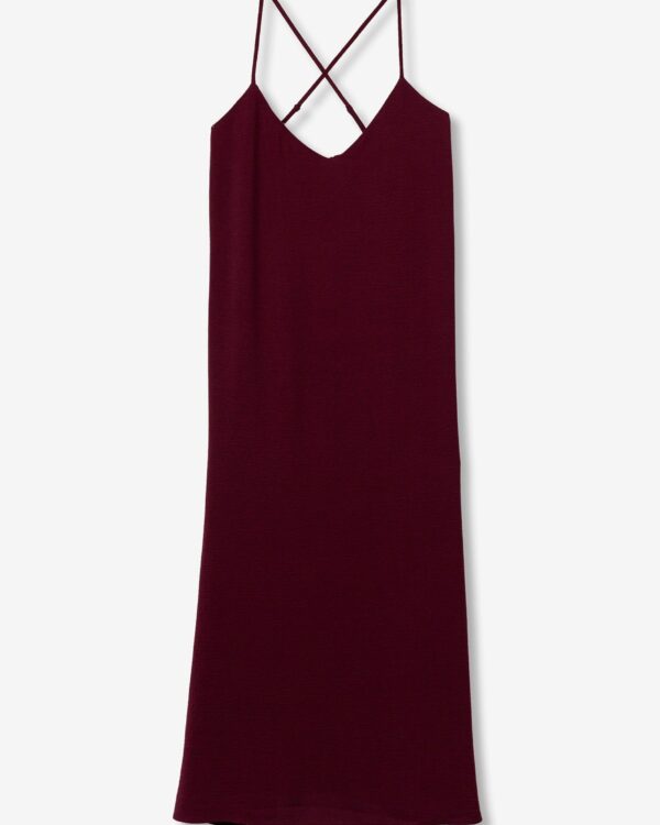 Vestido Burdeos CORAL (Tiffosi)