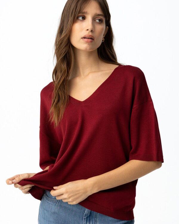 Suéter Burdeos DOLY (Tiffosi)