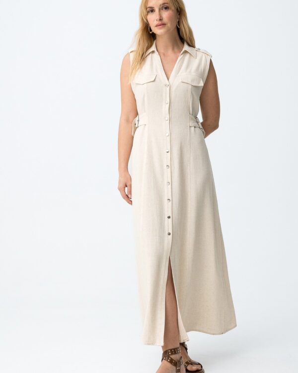 Vestido Beige ADARA (Tiffosi)