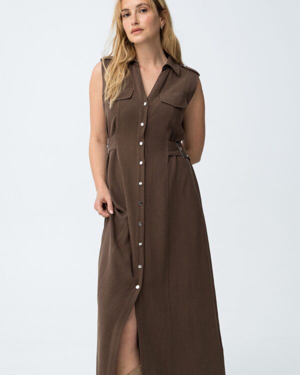 Vestido Marrón ADARA (Tiffosi)