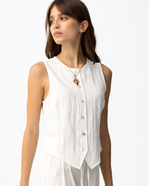 Chaleco Blanco AUGUSTA (Tiffosi)