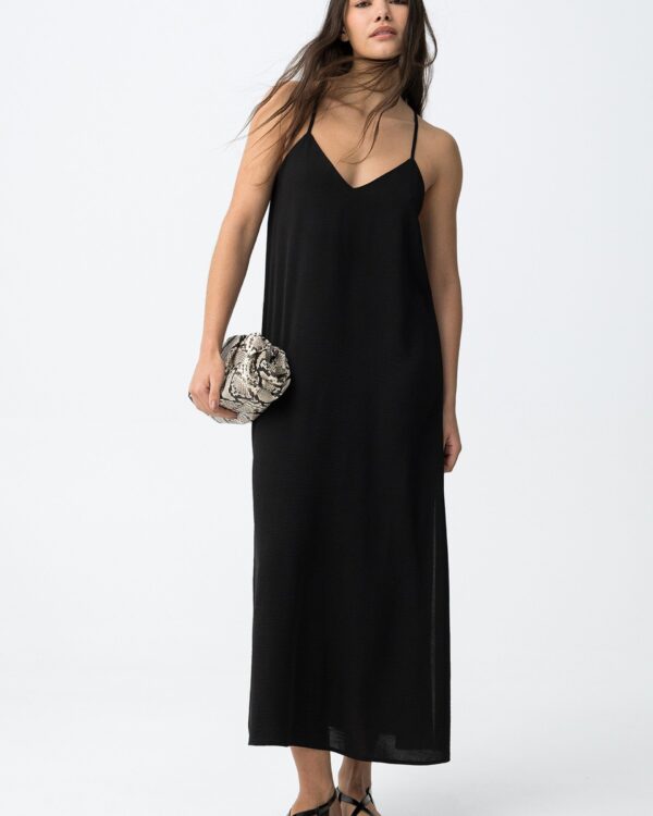 Vestido Negro CORAL (Tiffosi)