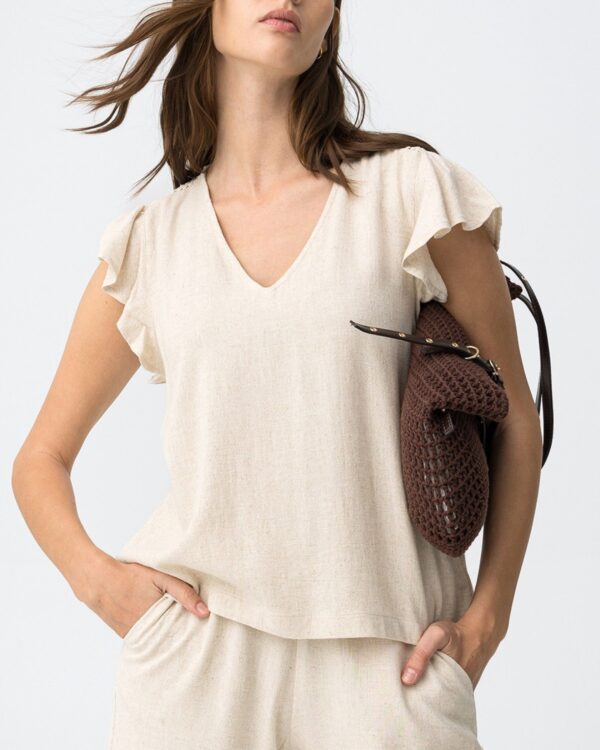 Blusa Beige IVETTE (Tiffosi)