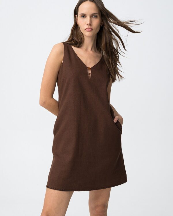 Vestido Marrón PATRICE (Tiffosi)