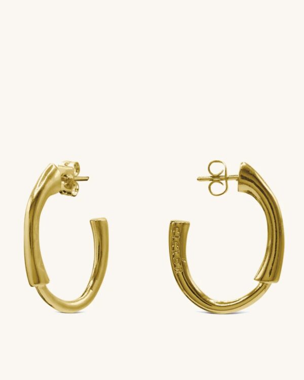 Pendientes oro MINI BUCLE (Ciclón)