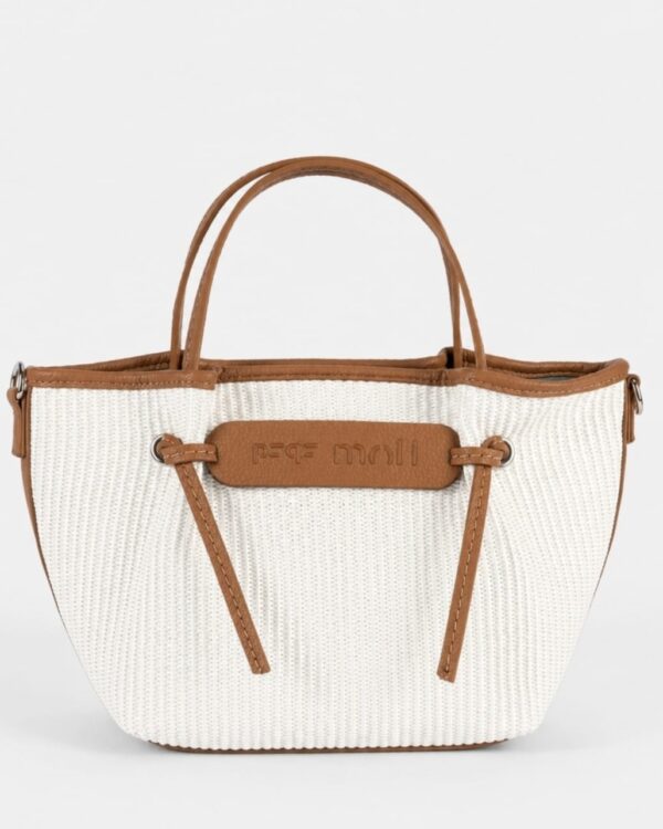 Bolso de Mano Blanco IVONE (Pepe Moll)