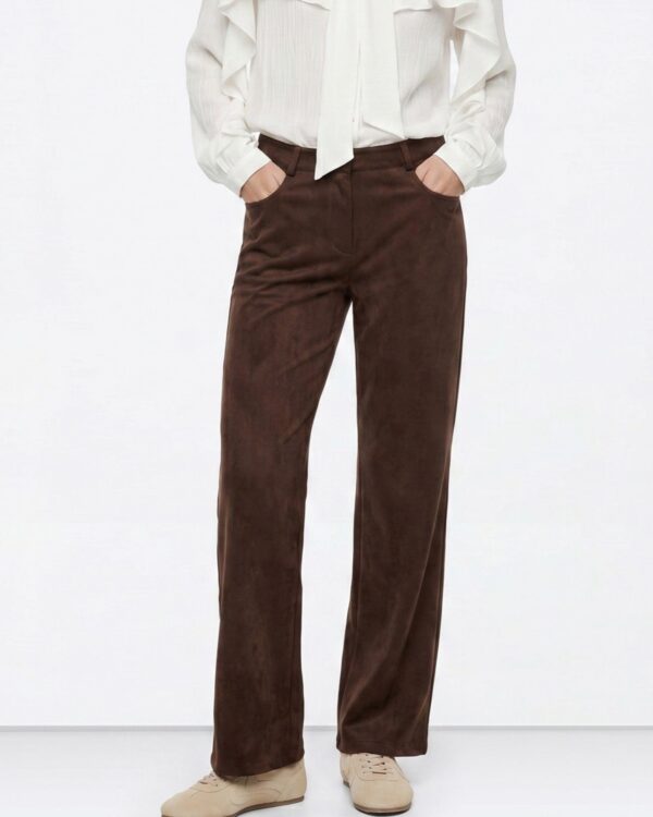 Pantalón marrón ISADORA (Tiffosi)