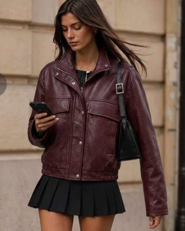 Chaqueta Burdeos TANIA